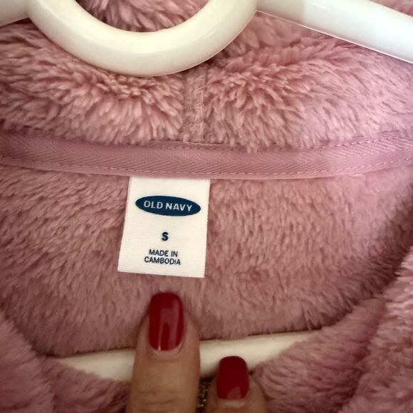 NWT Old Navy Plush Pink Ladies Jacket - Picture 2 of 5